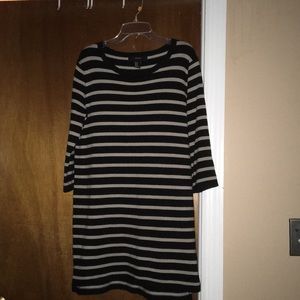 Striped Sweater Dress